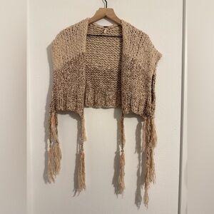 Free People Boho Sweater Vest, Oversized